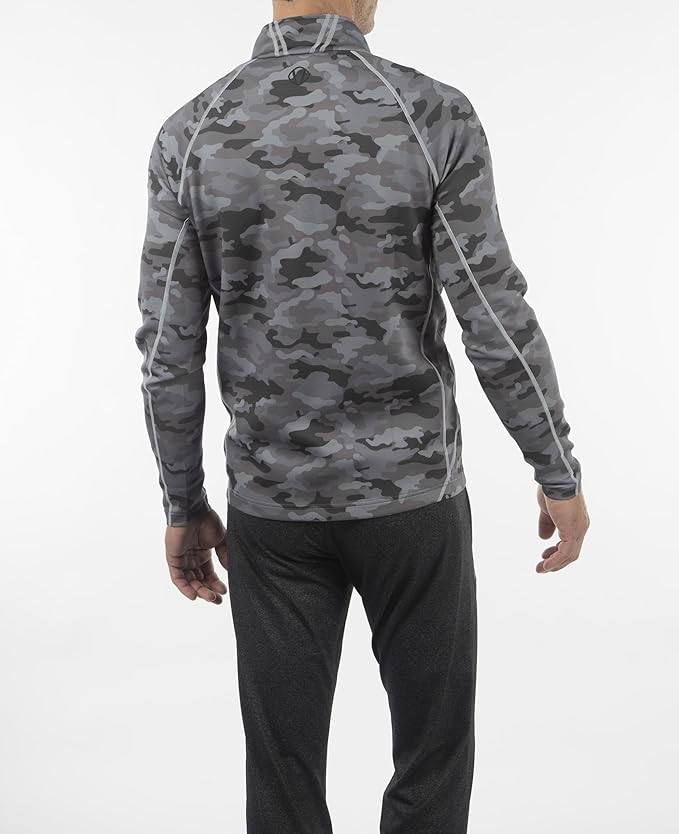 Sunice Allendale Men’s Half Zip Performance Pullover with Thermal Protection