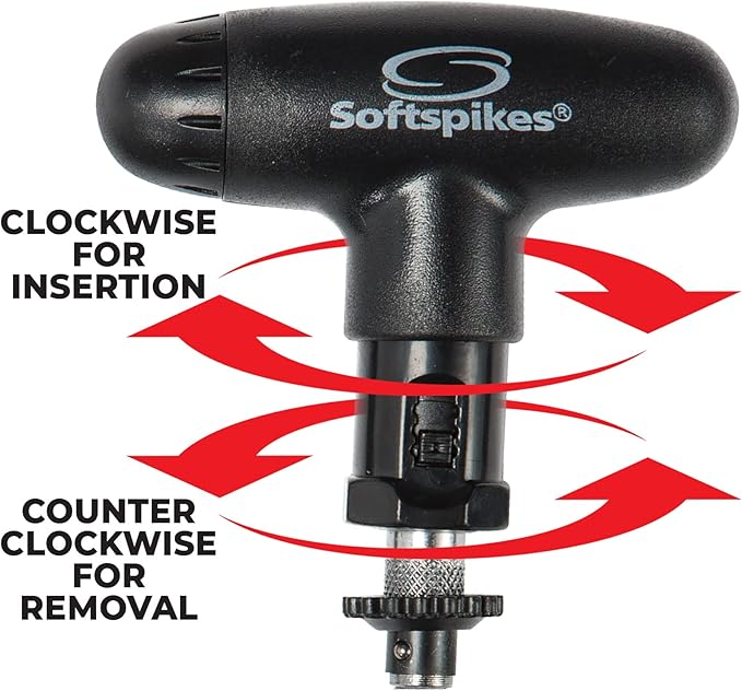 Softspikes Golf Cleat Kaddy - Attachments to Both Remove & Install Golf Spikes Quickly - Compatible with Any Insert System