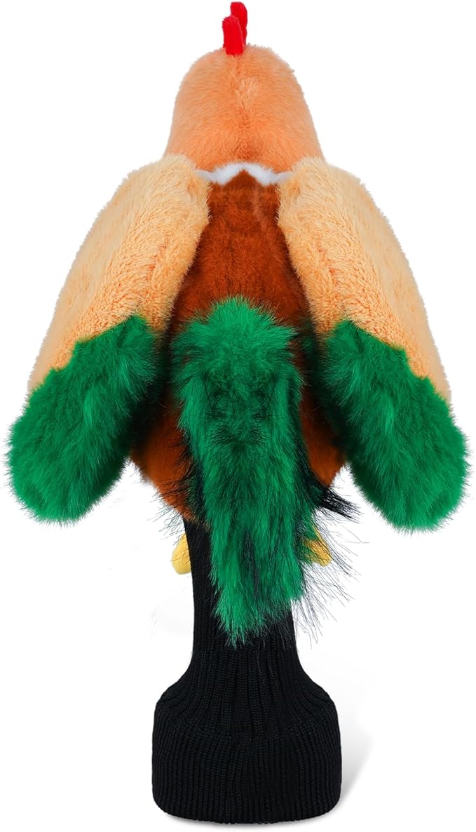 mytag Driver Head Cover, Ultra Premium Plush | Funny Driver Headcover, Tour Quality Golf Club Cover Long Sock Protect