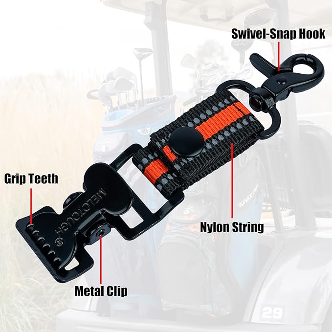 MELOTOUGH Golf Glove Clip Work Gloves Belt Clips with Alligator Clips for Work Glove Holder Construction Gloves Golf Accessories
