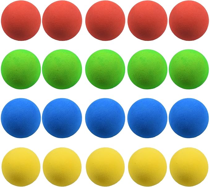 Golf Ball Sponge Practice Golf Ball Golf Training Ball, Colorful Soft Foams Golf Ball for Indoor, Outdoor, Golf Practice