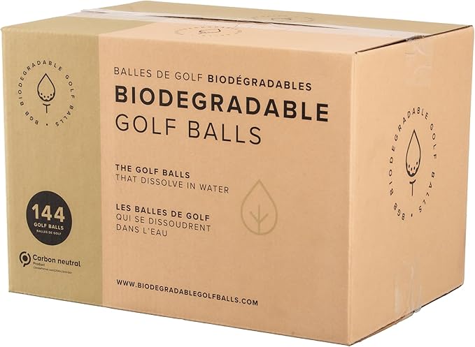 Biodegradable Golf Balls BGB Water Dissolvable | Eco Friendly Golf Gift | Water Soluble | Perfect for Outdoor Practice | Dissolves in 2-4 Weeks