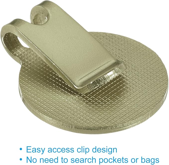 PATIKIL Magnetic Golf Hat Clip, Metal Golf Ball Marker Holder for Golf Caps Gloves