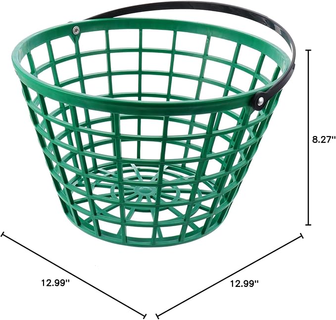 Garneck 1pc Golf Basket bucket with handle Golfball Container with Handle accessories gadgets for kids holder driving range baskets range buckets plastic large nylon child storage appendix