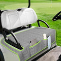 Golf Cart Seat Cover, Universal Bench Seat Cover with Storage Pockets, Non-Slip Seat Protector for Golf Cart, Fits EZGO Club Car Yamaha, Easy Install