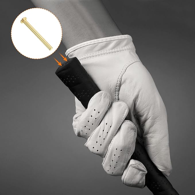 PATIKIL Golf Brass Tip Weights, Plug Insert Fit Carbon Wood Iron Steel Shafts, for Golf Club Sports