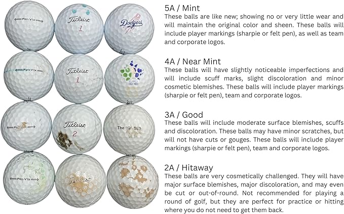 Golf Ball Planet 100 Shag/Practice/Hit Away/Range Used Golf Ball Mix in Mesh Bag