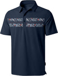 Men's Golf Shirts Dry Fit Moisture Wicking Performance Short Sleeve Collared Polo Shirts for Casual Athletic Business