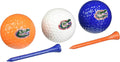 Team Golf NCAA Logo Imprinted Golf Balls (3 Count) & 2-3/4" Regulation Golf Tees (50 Count), Multi Colored