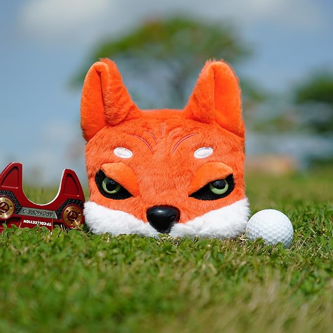 mytag Funny Putter Headcover, Premium Plush Animal Putter Cover for Blade/Mallet