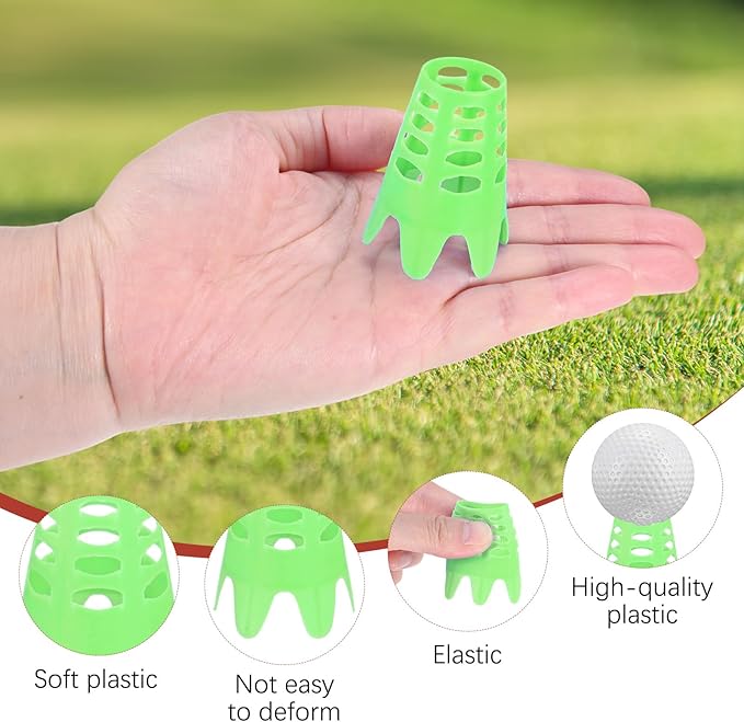 Golf Simulator Tees - Plastic Golf Tees Use for Home & Outdoor & Indoor Driving Range & Winter Turf