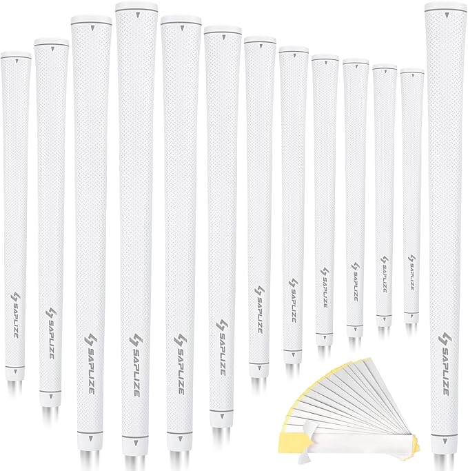 SAPLIZE Women’s Exclusive Golf Grips | Optimized Taper Design | Elegant Solid Color Series | Soft, Comfortable & Shock-Absorbing | Standard & Midsize, 13 Pack Golf Club Grip Kit for Women, Men & Juniors, CC02 Series