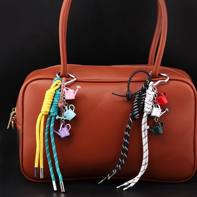 Tote Bag Purse Charms for Handbags - Cute Keychain, Y2K Rope Key Chain Accessories - Designer Jewelry Gift for Women