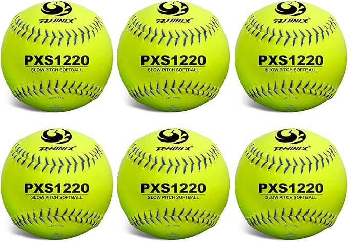 PHINIX Softball Official Size and Weight for Practice Recommended for Training