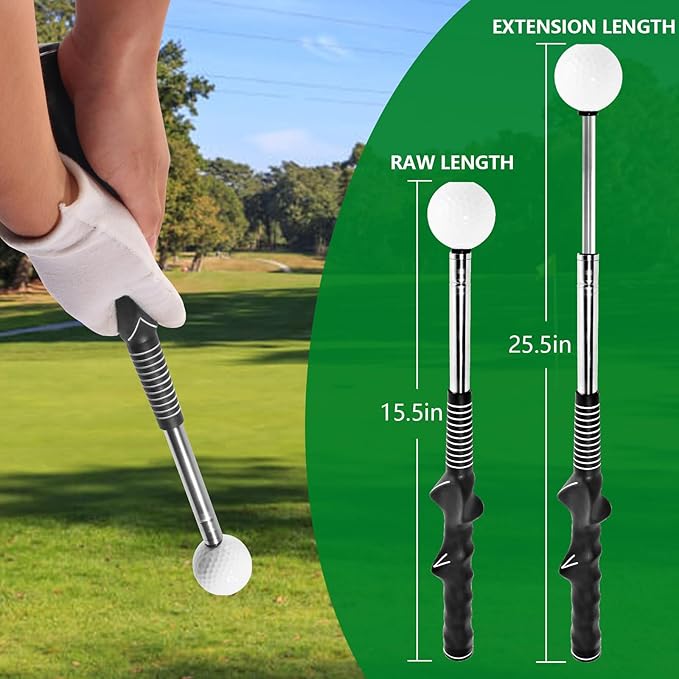 Professional Golf Swing Trainer and Golf Grip Trainer | The Ultimate Golf Training Aid for Practice, Chipping and Putting, Improve Your Consistency and Accuracy