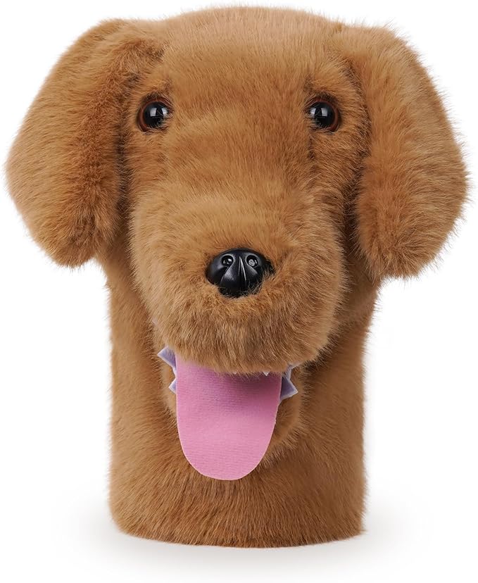 Craftsman Golf Golden Retriever Yorkshire Terrier Bernese Mountain Dog Border Collie Soft Cute Soft Plush Animal Driver Wood Headcover Head Cover Travel Protector Gifts for Men Women