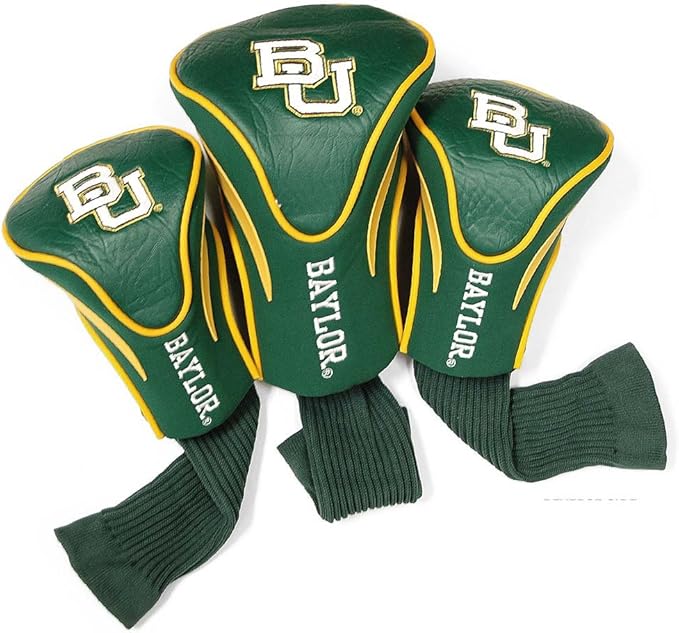 Team Golf NCAA Numbered 1, 3, & X, Fits Oversized Drivers, Utility, Rescue & Fairway Clubs, Velour Lined for Extra Club Protection