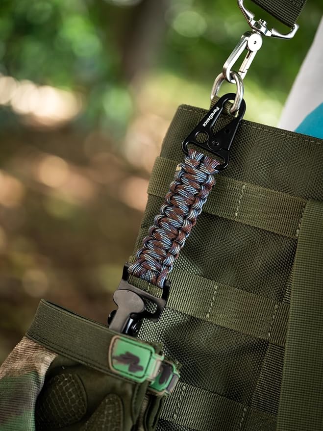 Tactical Glove Clips Work Glove Holders Strap w/Metal Alligator for Duty Belt Backpack Camping Hiking Construction