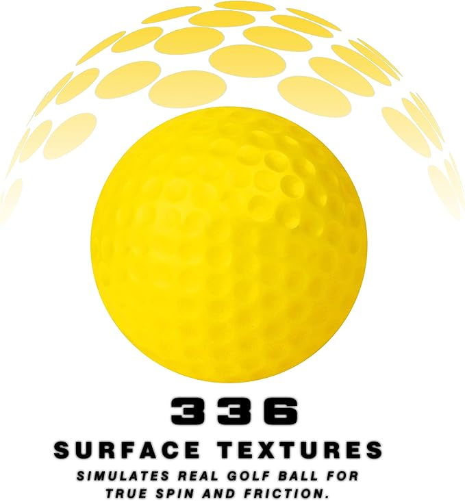 CHAMPKEY Practice Foam Golf Balls - 16 or 32 Pack | Limited Flight, True Spin and Feel Training Balls