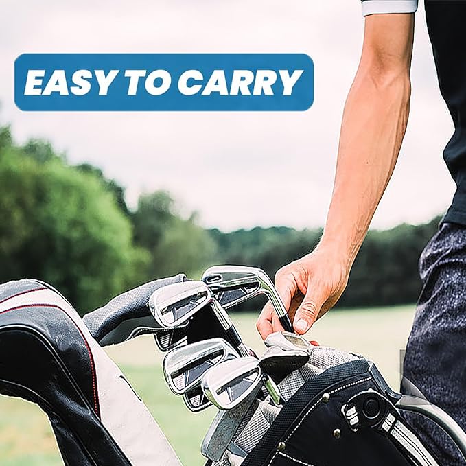 Pro Golf Grip Trainer & Swing Aid - Right-Handed Golf Club Training Equipment for Shot Accuracy, Consistency & Swing Trajectory, Fits All Golfers from Beginners to Advanced, Usable at Home & Practice Range