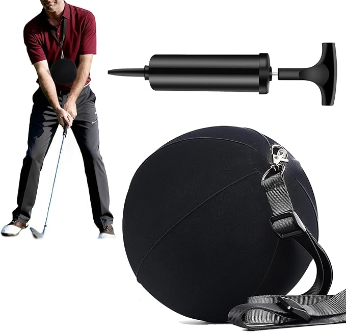Retractable Golf Swing Training Aid, Golf Grip Trainer and Right-Handed Golf Training Aid for Chipping Hitting, Portable Grip Trainer with Click Feedback