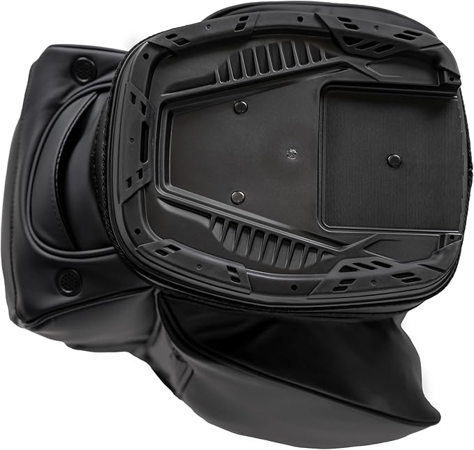 KRADUL - LUX Cart Bag – Lightweight Vegan Leather Golf Cart Bag with Waterproof Pockets, Organized Club Dividers & Cart Strap Tunnel
