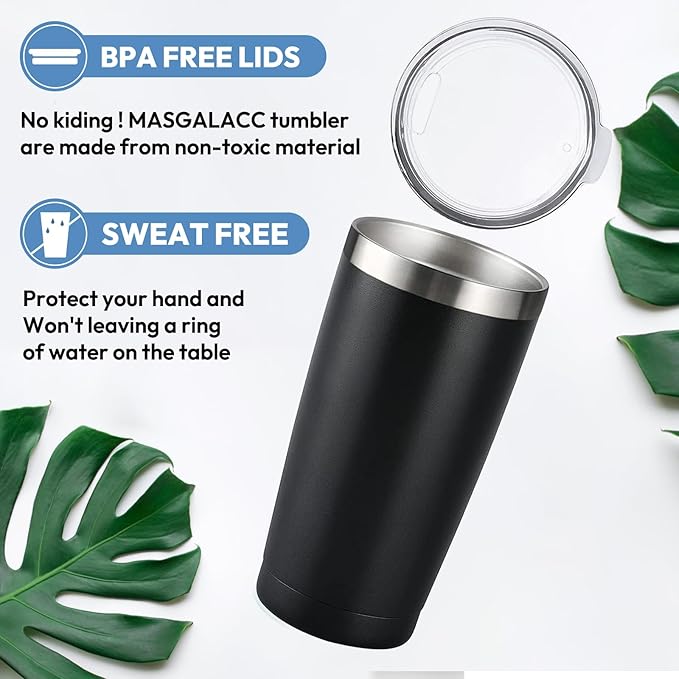 Golf Gifts for Men Dad, Grandpa, Uncle, Him. Husband - Valentines Day Golf Lover Unique Coffee Cup - Fathers Day Gift- 20oz Stainless Steel Double Wall Insulated Golfer Tumbler