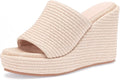 VICKI·VICKI Wedges for Women Platform Sandals Wedge Heels for Sandals Comfortable Summer Espadrille Shoes Ankle Strap&Open Toe