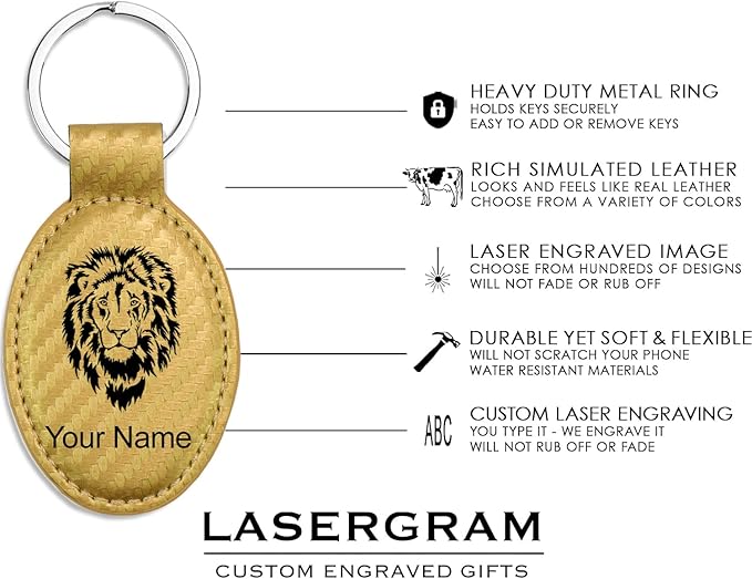 LaserGram Oval Keychain, Water Polo, Personalized Engraving Included