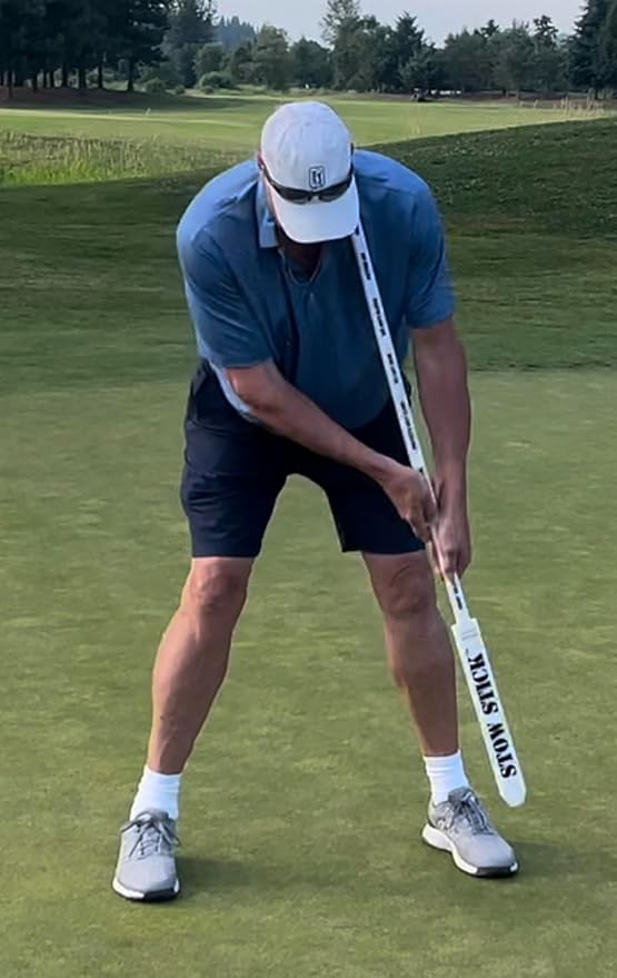 Adds Golf Skill, Play Smart & Putt Better, Protects Clubs, No Lost Gear, Travel Bag Arm, Resistance Tool, Putting Alignment Aid, Pregame Warm-Up, Golf Forever Stretching Bar & Training