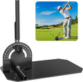 Golf Alignment Stick Holder with Holder Angle Plate,Professional Swing Trainer,Golf Swing Plane Trainer Aid for Aiming Putting Swing,Golf Teaching, Multi-Functional for All Levels of Golfer