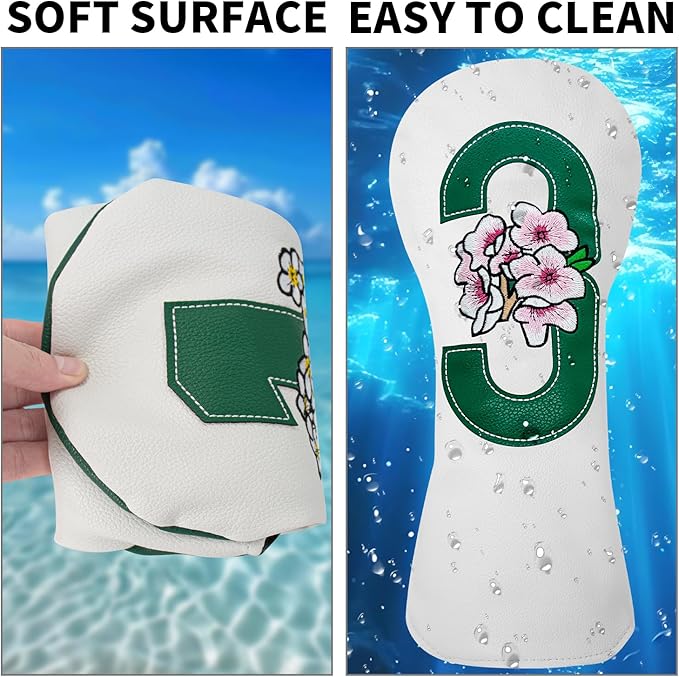 Premium Golf Club Head Cover - Fits Most Clubs, Heavy-Duty Construction, Protects Against Scratches and Damage, Specifically Designed for Hybrid and Fairway Woods.