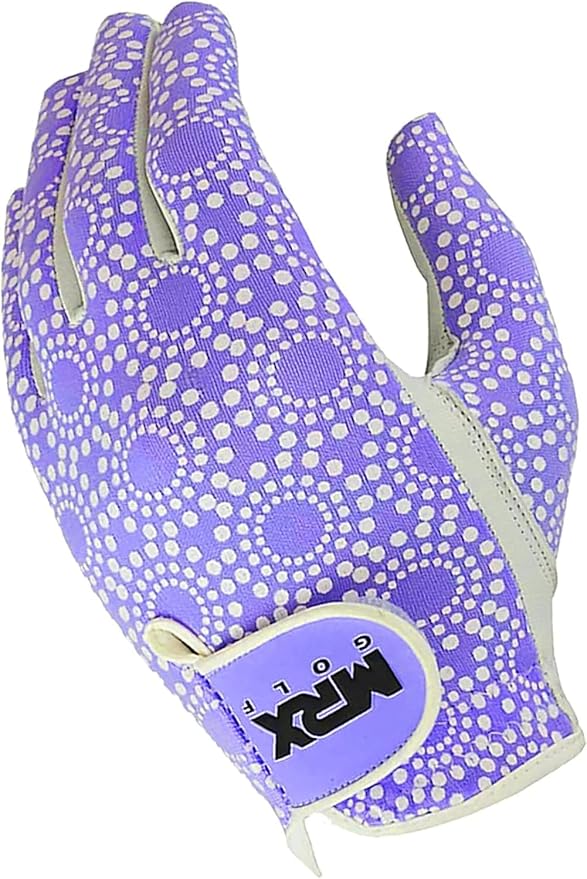 MRX Women Golf Glove Left Handed Golf Gloves Sweat Resistant Soft Cabretta Leather Regular Fit Women Golfer Glove