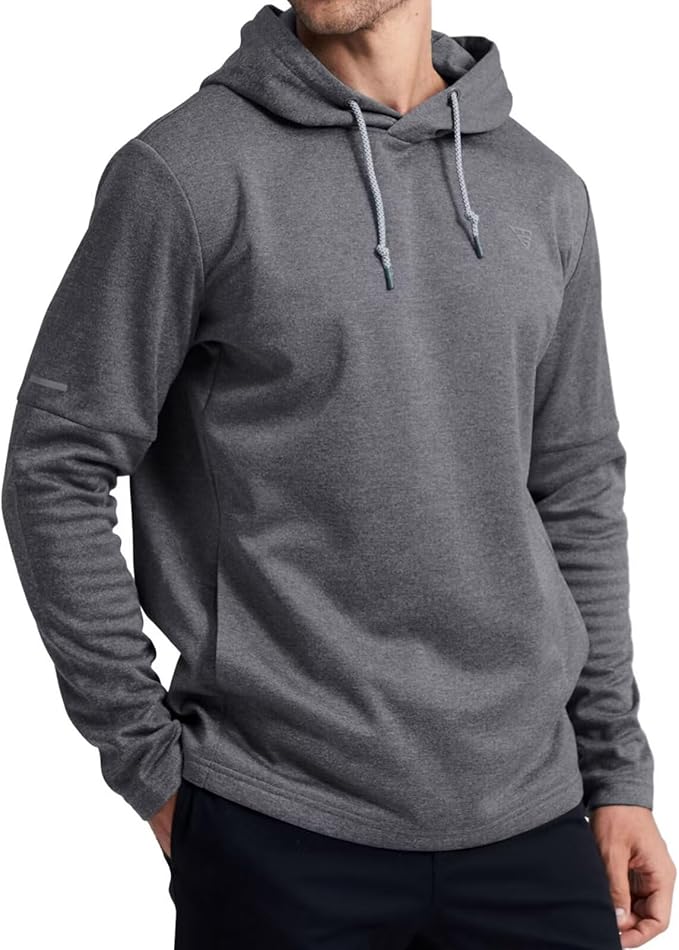 Hoodies for Men Golf Fleece Hooded Sweatshirts Dry Fit Athletic Lightweight Casual Midlayer Mens Hoodies Pullover
