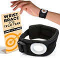 BULLSEYE Wrist Band with Silicone Ring – Stabilizer for Ulnar Sided Wrist Pain, TFCC Tears, DRUJ Instability, Pinky-sided Pain, Tendinitis, Repetitive Use Injuries, and Joint Support