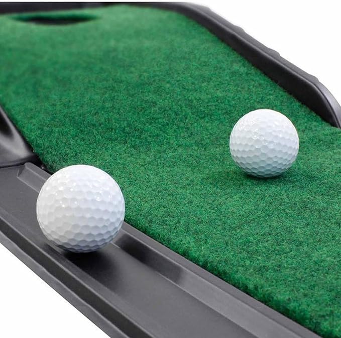 Golfing Putting Mat with Auto Return Golfing Putting Practice Mat Golfing Training Device for Indoor Outdoor Practice