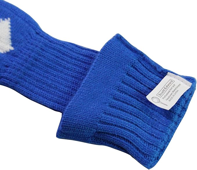 Scott Edward Knit Wood Golf Club Head Covers 4 Pieces Knitted Item Fit Over Well Driver Wood(460cc) Fairway Wood and Hybrid(UT)