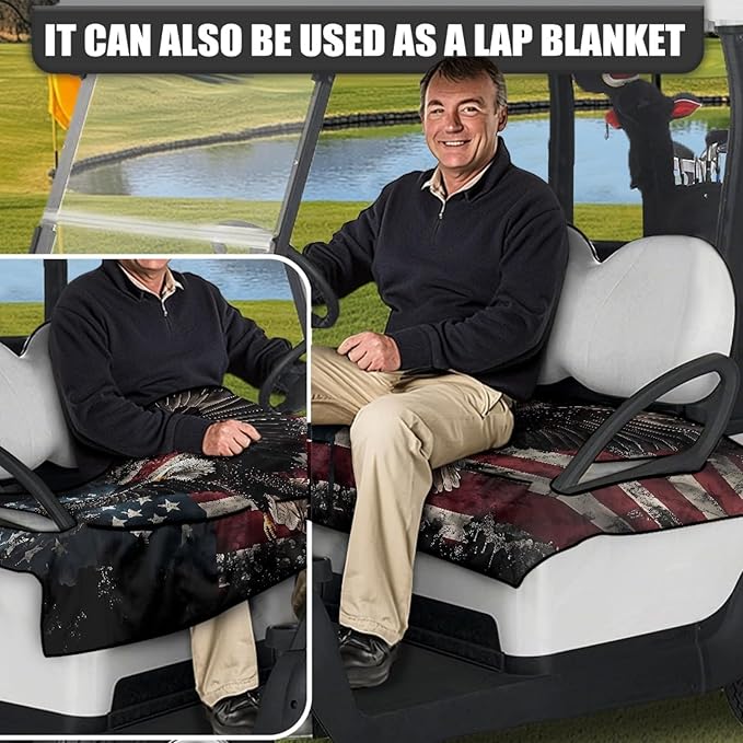 Golf Cart Seat Covers Universal Golf Cart Seat Cover Blanket Cushion Cover Sports Golf Cart Accessories