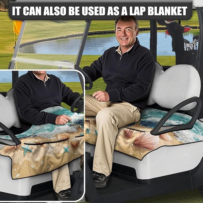 Golf Cart Seat Covers Universal Golf Cart Seat Cover Blanket Cushion Cover Sports Golf Cart Accessories