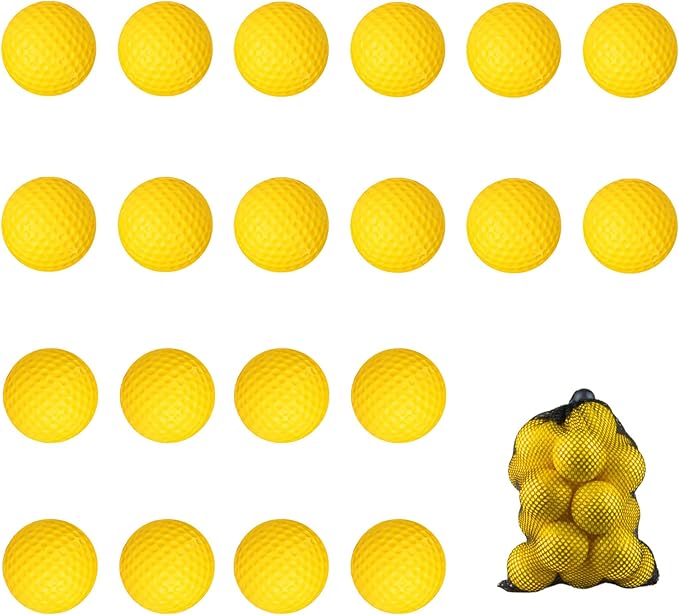 Foam Golf Practice Balls,Realistic Feel and Limited Flight Practice Golf Balls for Backyard,Soft Training Golf Balls for Indoor or Outdoor