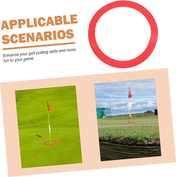 Golf Putting Practice Circle Durable Silicone Target for Training Design for Enhanced Accuracy Golf Training Equipment