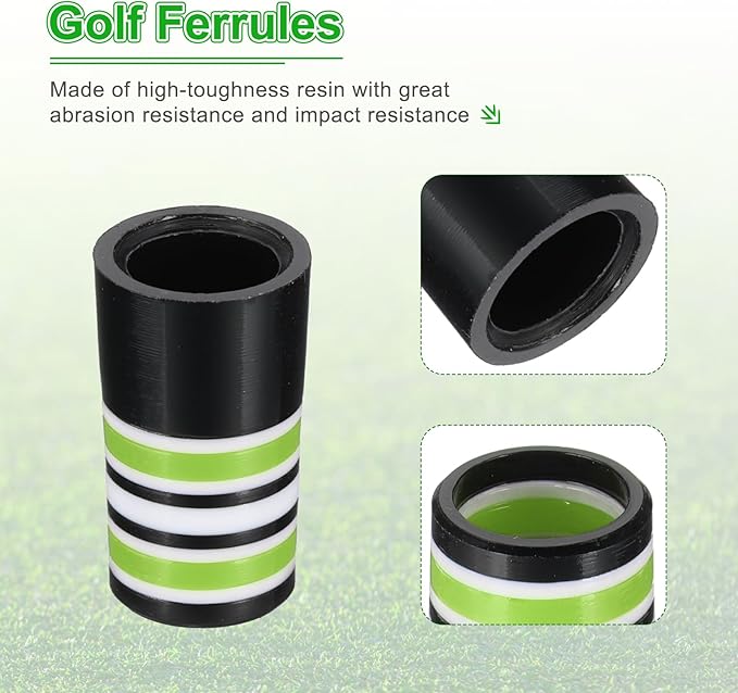 PATIKIL Golf Ferrules Tapered Golf Club Ferrules Multi-Ring Iron Ferrule Rings