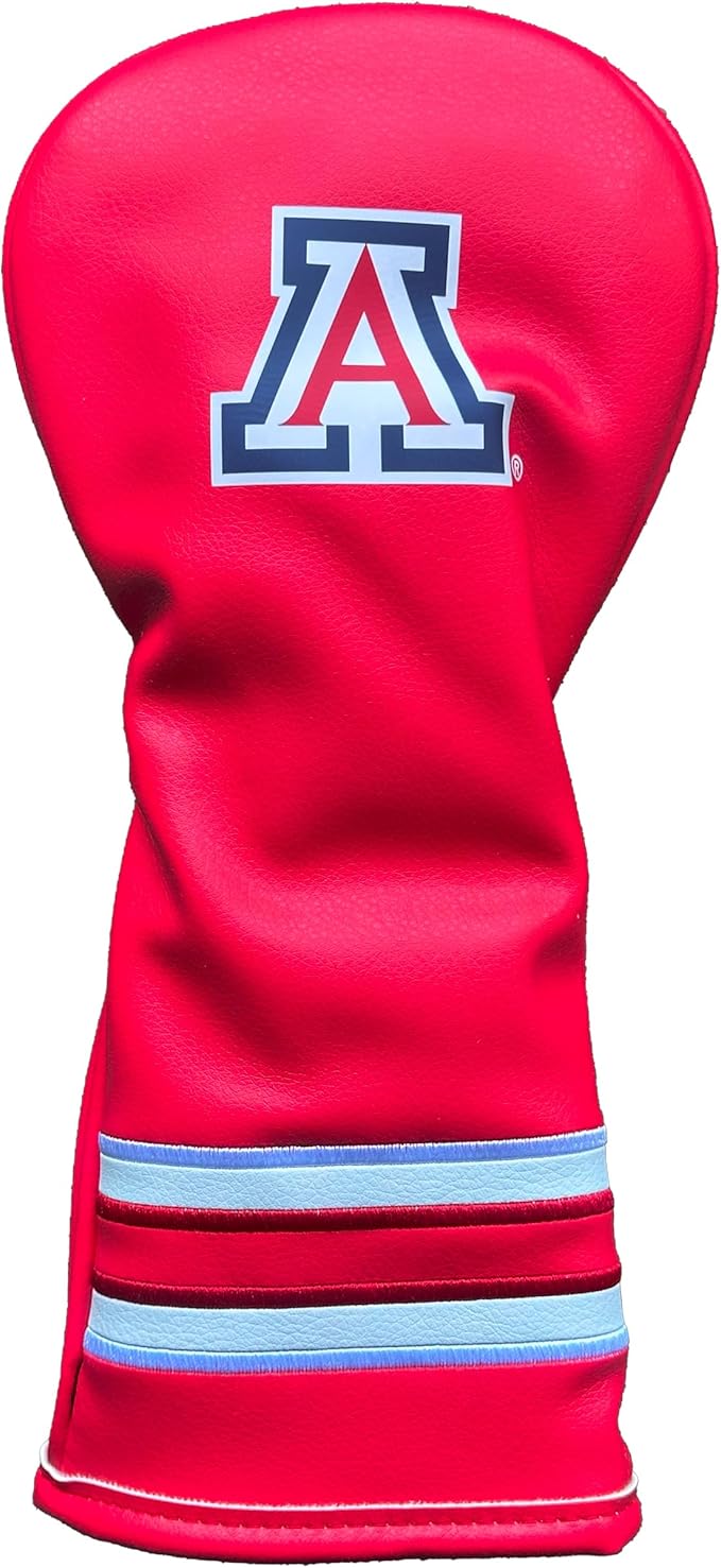 Team Golf NCAA Vintage Driver Golf Club Headcover (Printed), Form Fitting Design, Retro Design with Fleece Lining for Extra Club Protection