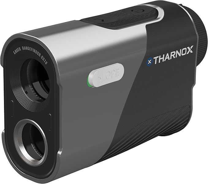 Golf Range Finder with Slope & Triangulation, 1300Yard Rangefinder, 5.3oz Compact, Lightweight, 0.2s Flag Lock Vibration, Magnetic Mount, USB-C Rechargeable, 6X Magnification, Waterproof IPX54