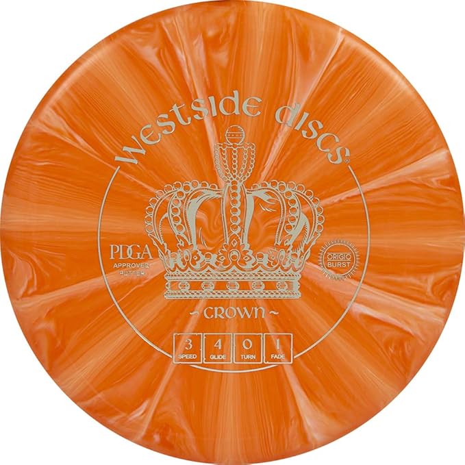 Westside Discs Origio Burst 4-Disc Golf Discs Set - Beginner Frisbee Golf Discs Set for Men - 1x Drivers, 1x Fairway Driver, 1x Midrange & 1x Putter Disc - Mini Marker Included - Colors Will Vary