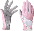 PGM Women's Golf Glove One Pair, Improved Grip System, Cool and Comfortable