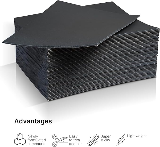 Siless Liner 157 (4 mm) mil 18 sqft Car Sound Deadening Closed Cell Foam & Heat Insulation mat - PE Foam Sound Deadener Material & Heat Barrier