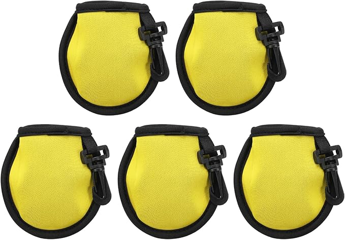 PATIKIL Golf Ball Washer Pouch, Portable Golf Balls Cleaner Pocket Bag with Hanging Clip for Golf Exercise