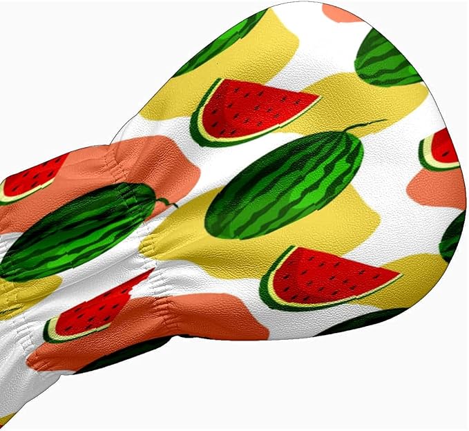 Golf Club Head Cover Waterproof Leather for Driver & Fairway Wood, Driver Headcovers, Golf Accessories for Men Women, Anti-Scratch, Golf Gift for Golfers, 1/3/5 Wood Cover Yellow Sunflowers Bee