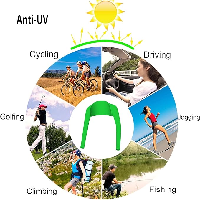 Advanced Cooling Shawl Arm Sleeve Sun Protection Comfortable & Breathable for Women Men